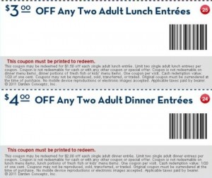 Red lobster coupons